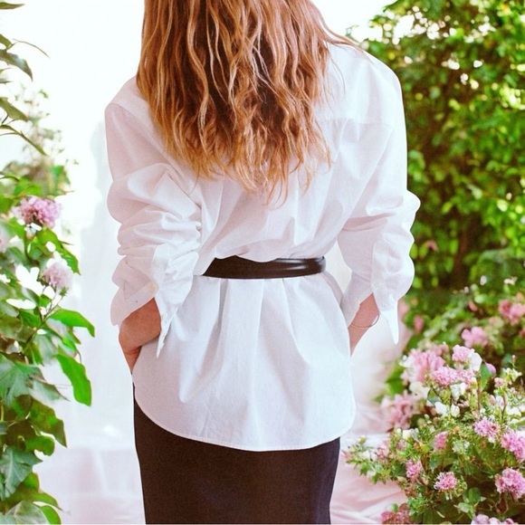 Double-Wrap Belt, Black Size Medium - NWT J Crew - Size M Black Leather Belt - Picture 9 of 15